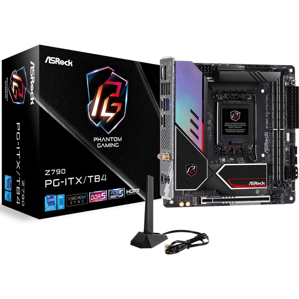 Материнская плата ASRock Z790 PG-ITX/TB4 DDR5 Mini-ITX, LGA 1700