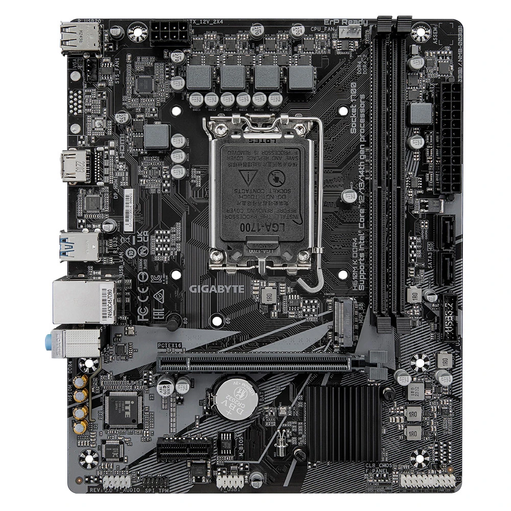 Материнская плата Gigabyte H610M K DDR4 rev. 2.0 Micro-ATX, LGA 1700