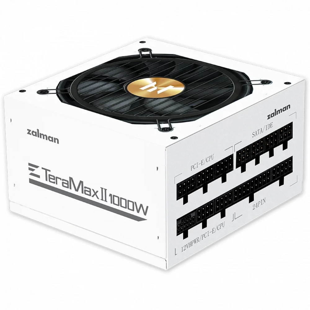 Блок питания Zalman TeraMax II 1000W White (ZM1000-TMX2 White) 1000 Вт, 80+ Gold