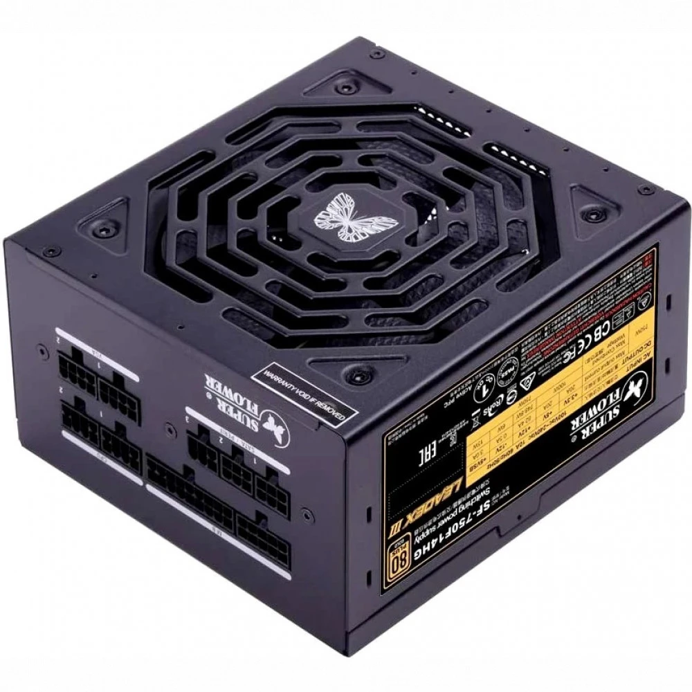 Блок питания Super Flower SF-750F14RG Black 750 Вт, 80+ Gold