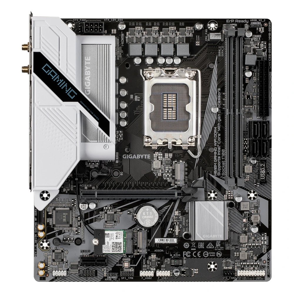 Материнская плата Gigabyte H610M GAMING WIFI DDR4 (rev. 1.0) Micro-ATX, LGA 1700