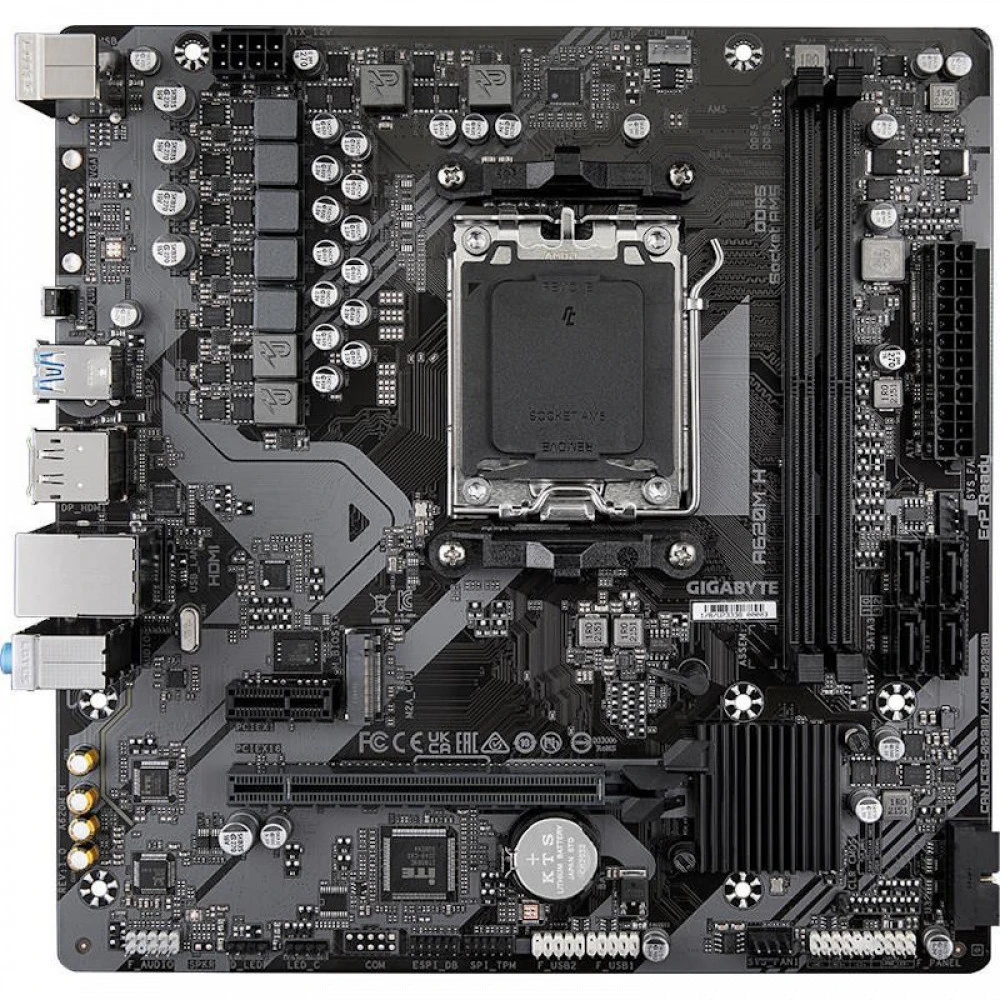 Материнская плата Gigabyte A620M H rev. 1.2 Micro-ATX, AMD AM5