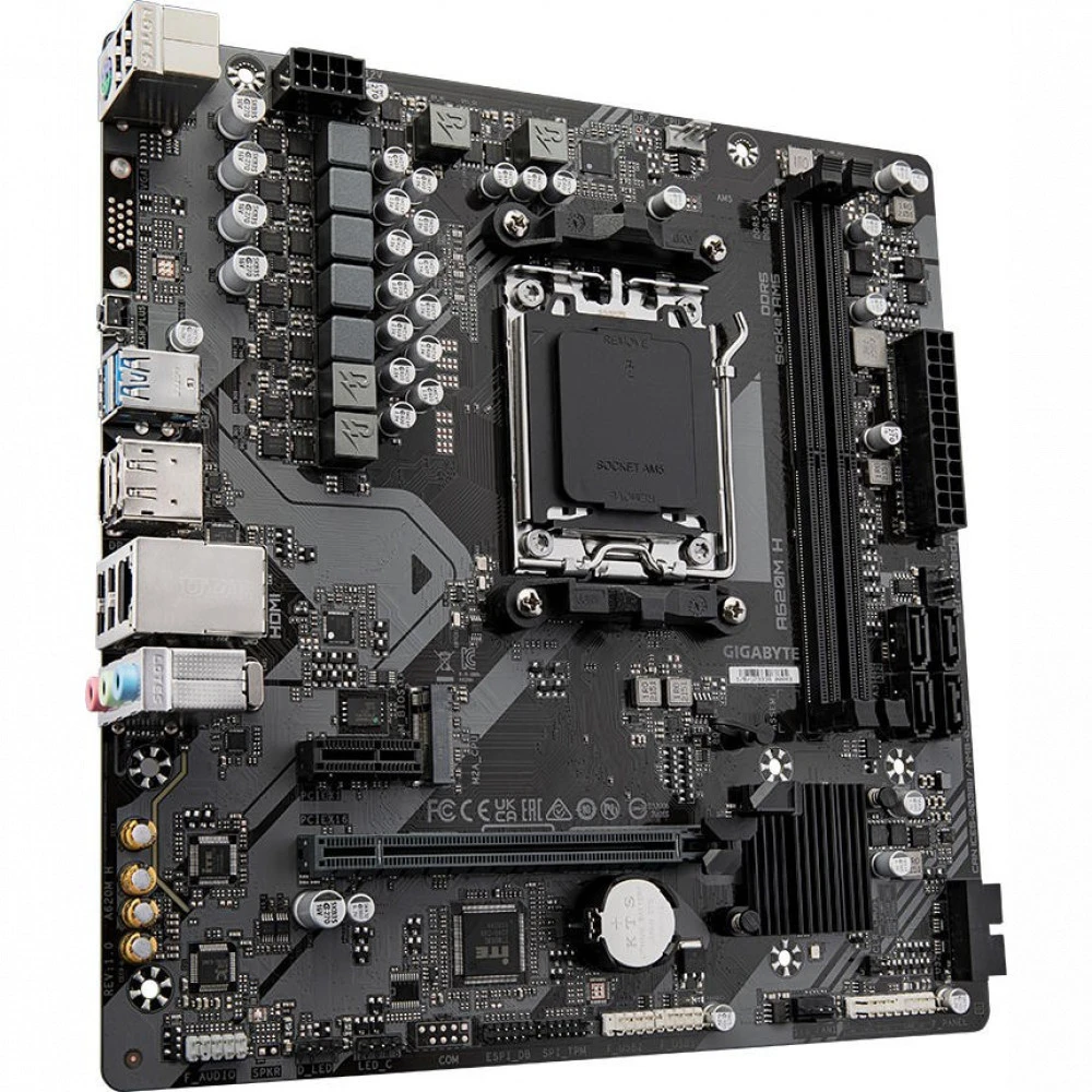 Материнская плата Gigabyte A620M H rev. 1.2 Micro-ATX, AMD AM5