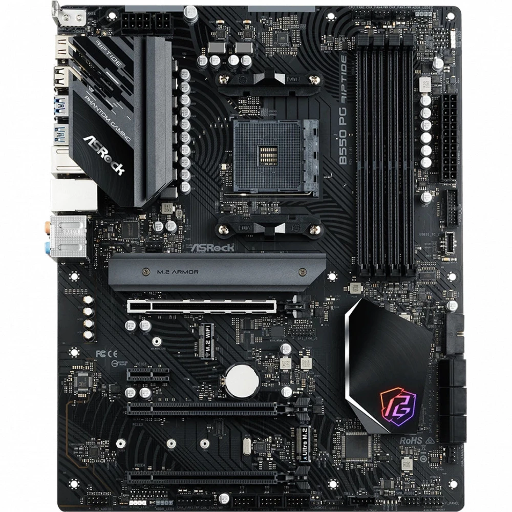 Материнская плата ASRock B550 PG Riptide DDR4 ATX, AMD AM4