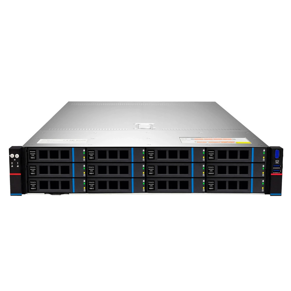 Сервер iRU Rock G2212AG4 2089958 2U Rack, EPYC 9554, 3100 МГц, 64, 256, 8 x 64 ГБ, SFF 2.5" + LFF 3.5", 14
