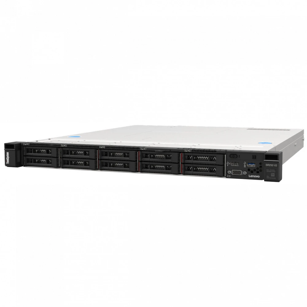 Сервер Lenovo ThinkSystem SR250 V3 7DCLA00NEA 1U Rack, Xeon E-2436, 2900 МГц, 6, 18, 1 x 32 ГБ, SFF 2.5", 8