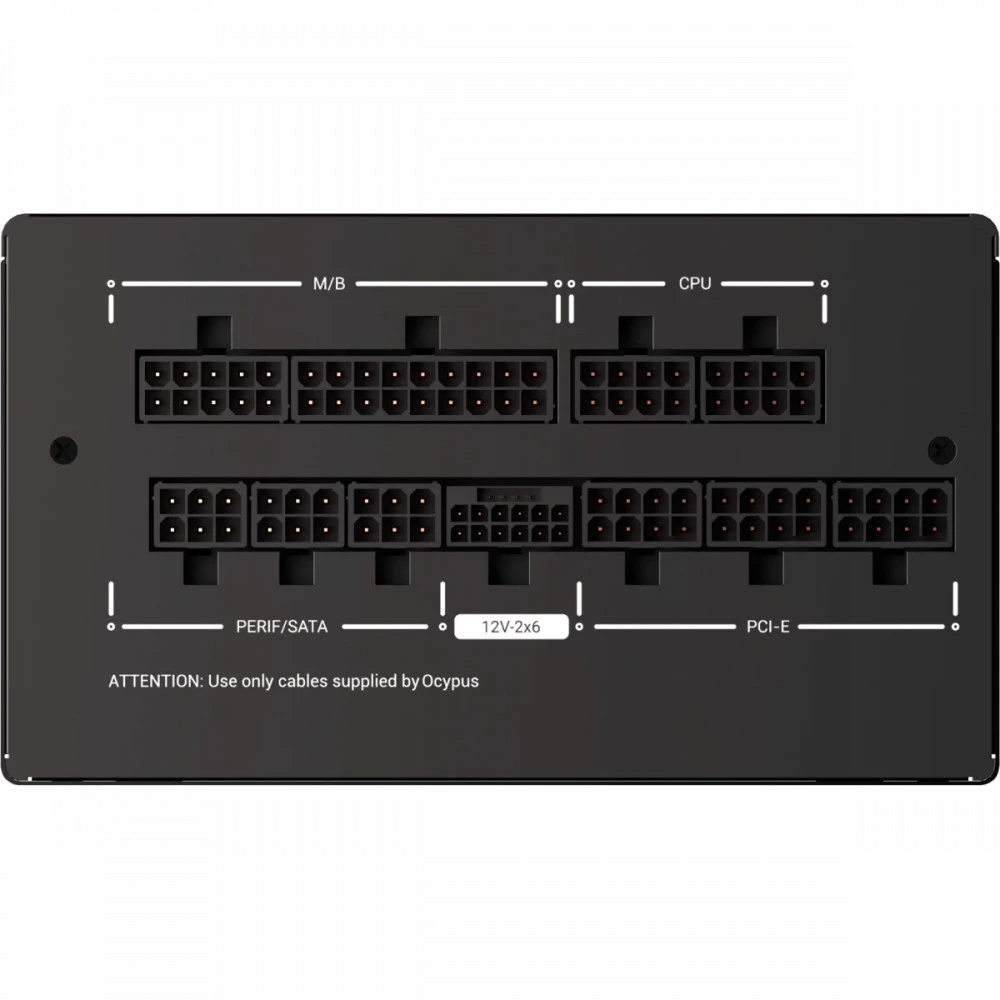 Блок питания Ocypus Iota P850 850W Black Iota-P850-G1FFBK024X-EU 850 Вт, 80+ Gold