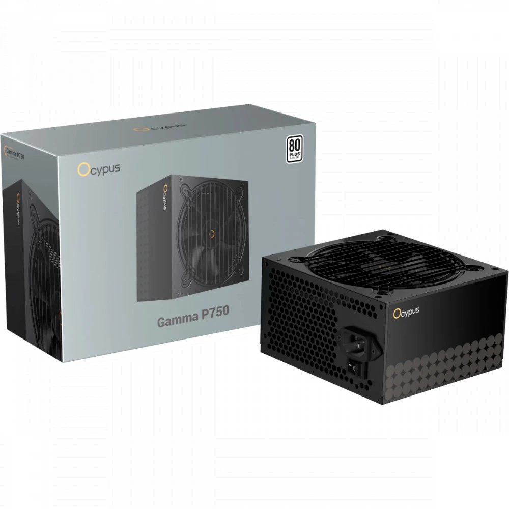Блок питания Ocypus Gamma P750 BK 750W Gamma-P750-W1HDBK024X-EU 750 Вт, 80+ Bronze
