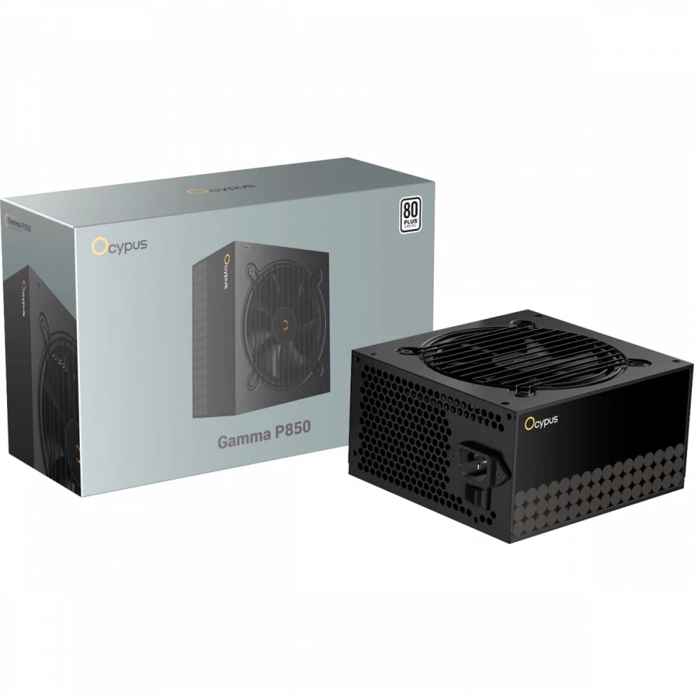 Блок питания Ocypus Gamma P850 BK 850W Gamma-P850-W1HDBK024X-EU 850 Вт, 80+