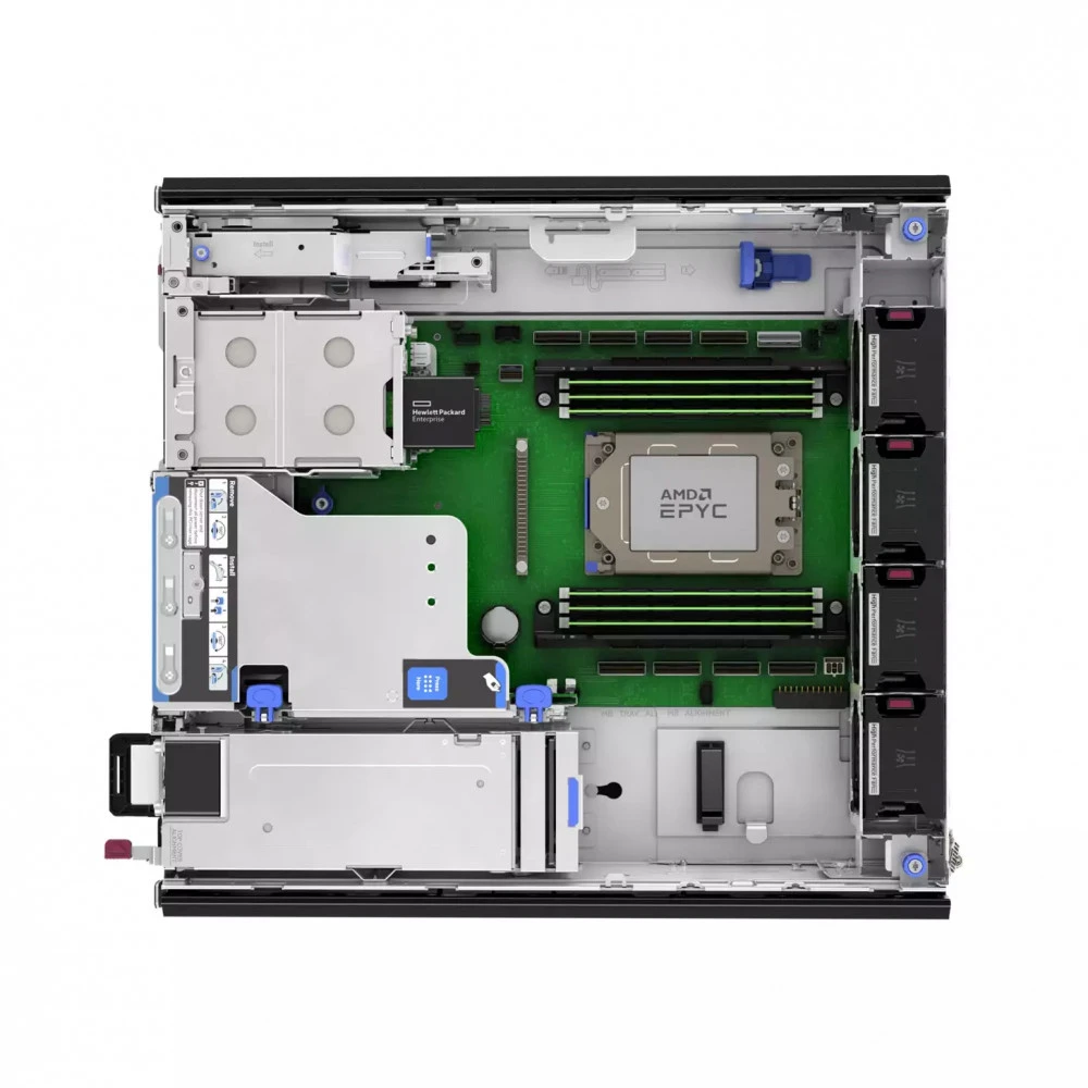 Сервер HPE DL145 Gen11 P79815-425 2U Rack, EPYC 8124P, 2450 МГц, 16, 64, 2 x 32 ГБ, SFF 2.5", 6, 2x 480 ГБ