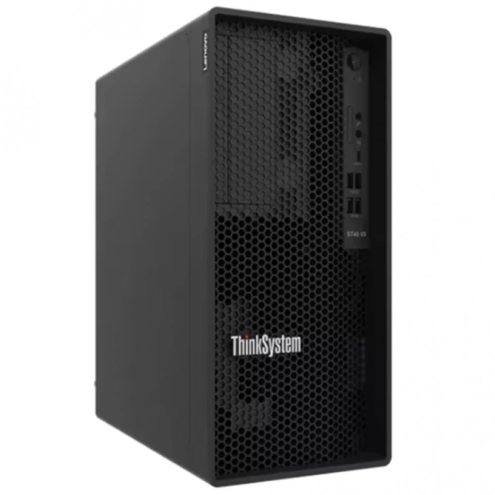 Сервер Lenovo ThinkSystem ST45 V3 7DH5A00GEA Tower, EPYC 4244P, 3800 МГц, 6, 32, 1 x 16 ГБ, LFF 3.5", 2, 2x 960  ГБ