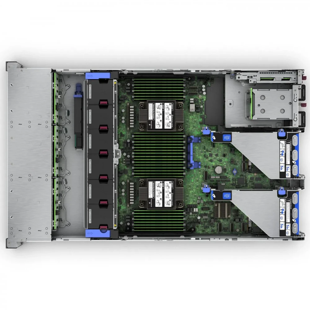 Сервер HPE ProLiant DL380 Gen11 P71674-425 2U Rack, Xeon Silver 4510, 2400 МГц, 12, 30, 1 x 64 ГБ, SFF 2.5", 8, 2x 960 ГБ