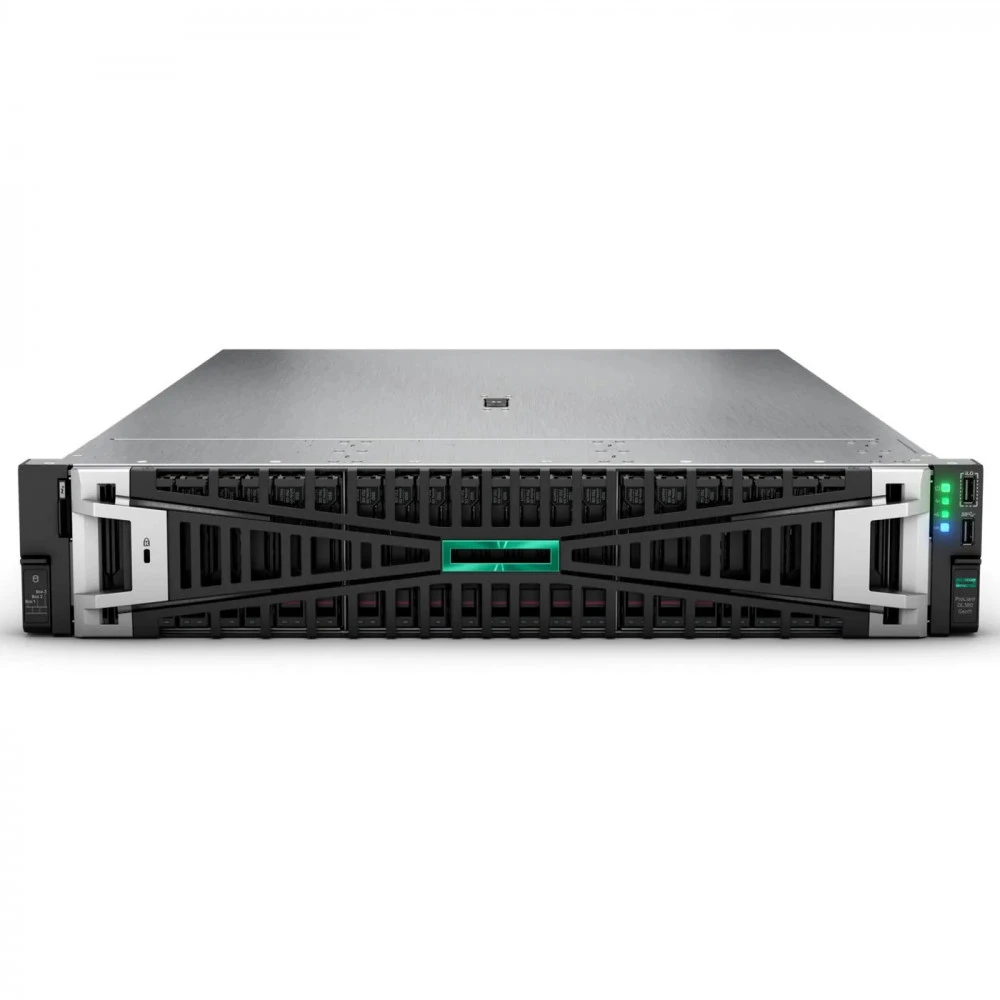 Сервер HPE ProLiant DL380 Gen11 P71674-425 2U Rack, Xeon Silver 4510, 2400 МГц, 12, 30, 1 x 64 ГБ, SFF 2.5", 8, 2x 960 ГБ