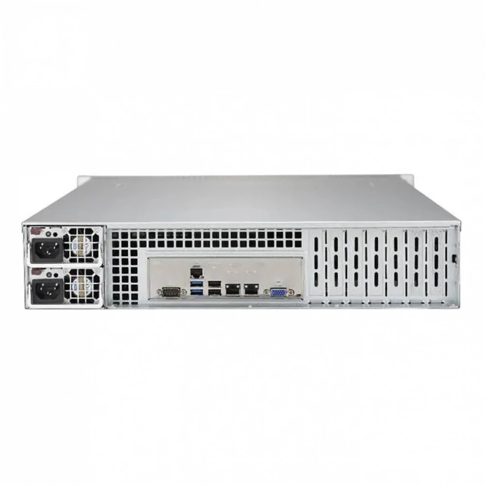 Сервер Supermicro CSE-825TQC-R802LPB - 825TQC9124 2U Rack, EPYC 9124, 3000 МГц, 16, 64, 2 x 32 ГБ, SFF 2.5" + LFF  3.5", 10, 2x 960  ГБ