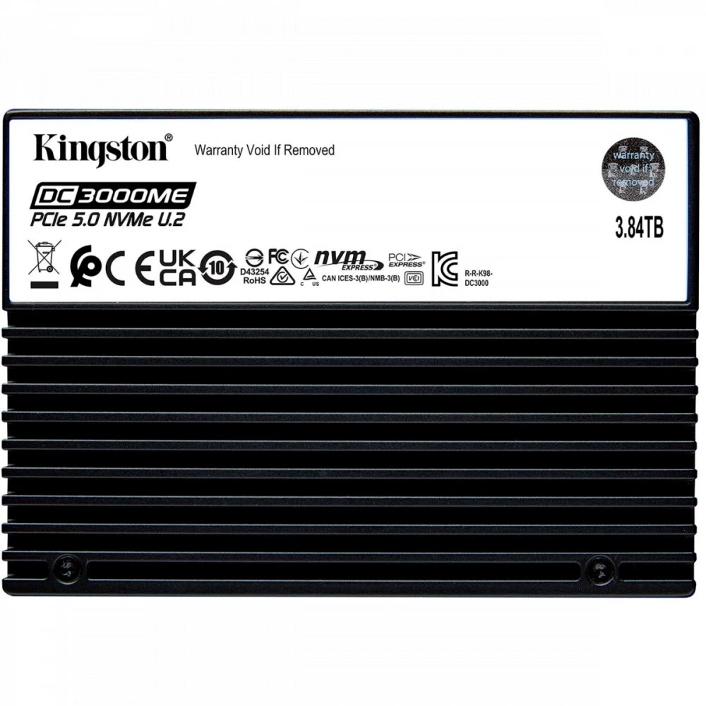 Серверный жесткий диск Kingston SEDC3000ME/3T8 2,5 SFF, 3.84 ТБ, PCIe