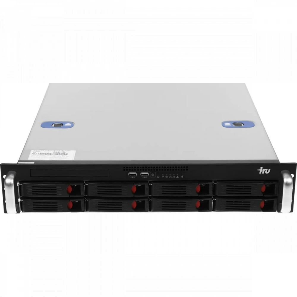 Сервер iRU Rock s2208e 2107692 2U Rack, Xeon Gold 6126, 2600 МГц, 12, 19.25, 2 x 32 ГБ, SFF 2.5" + LFF  3.5", 8