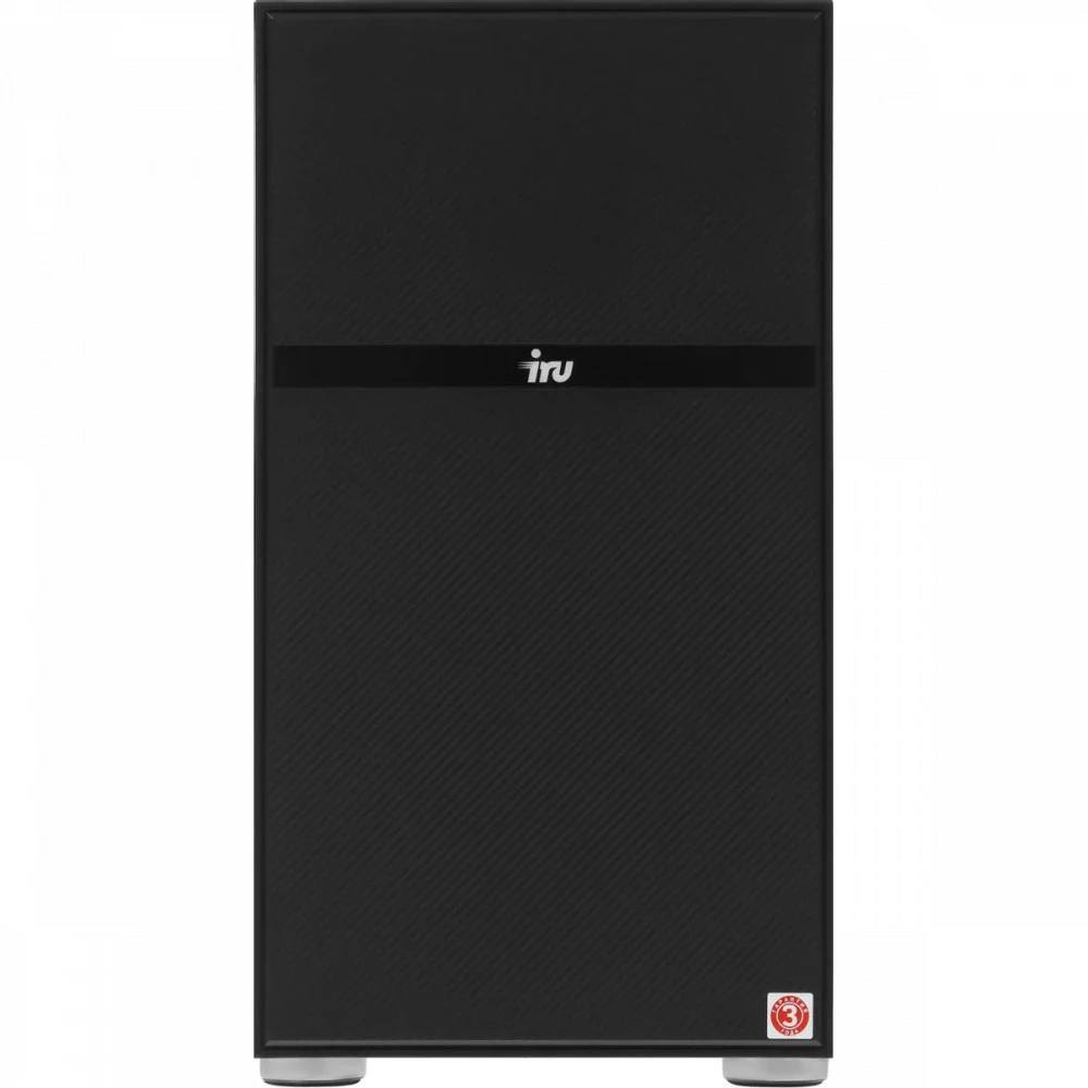 Сервер iRU Rock w9102e 2107710 Tower, Xeon E-2236, 3400 МГц, 6, 12, 2 x 16 ГБ, SFF 2.5" + LFF  3.5", 2, 1x 1 ТБ