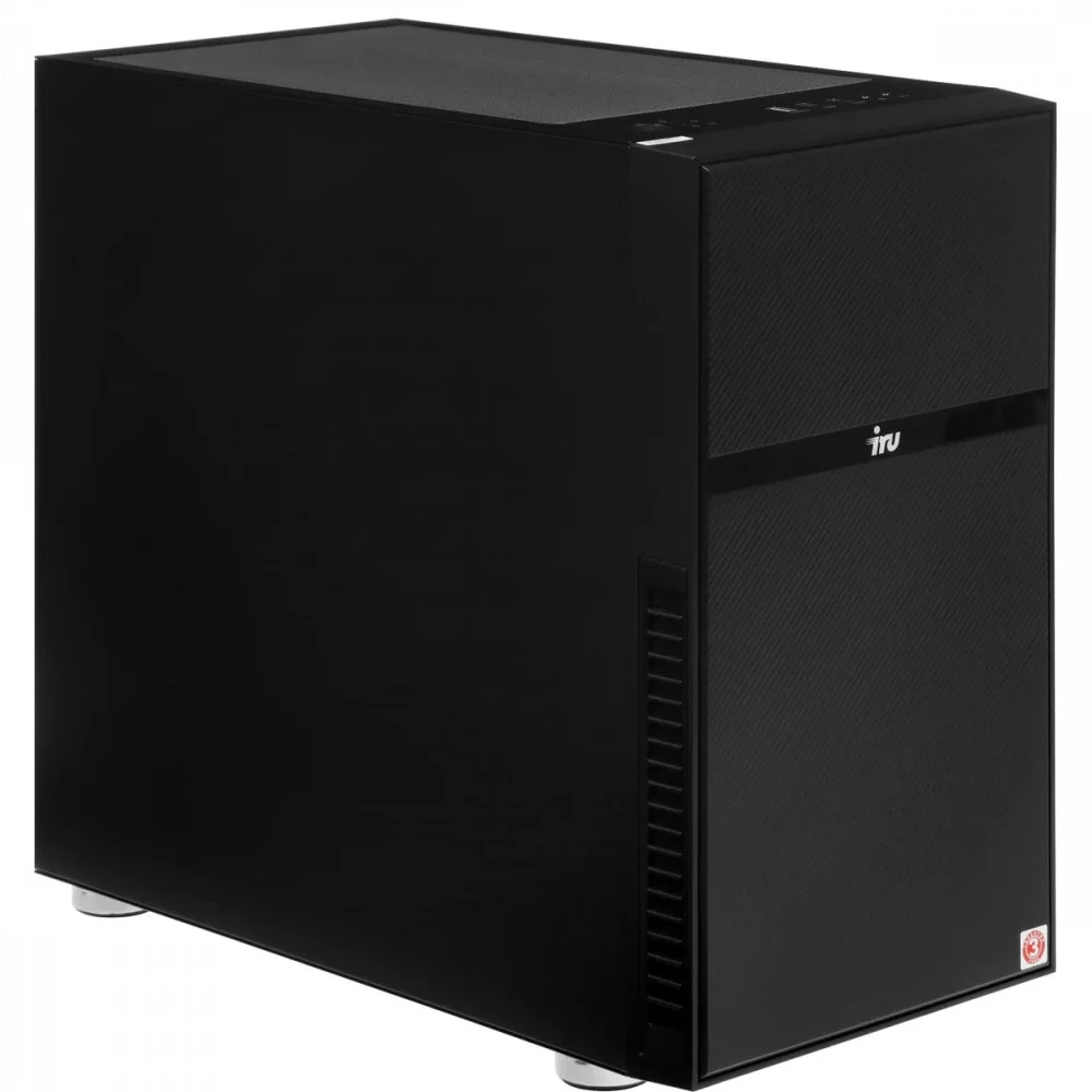 Сервер iRU Rock w9102e 2107710 Tower, Xeon E-2236, 3400 МГц, 6, 12, 2 x 16 ГБ, SFF 2.5" + LFF  3.5", 2, 1x 1 ТБ