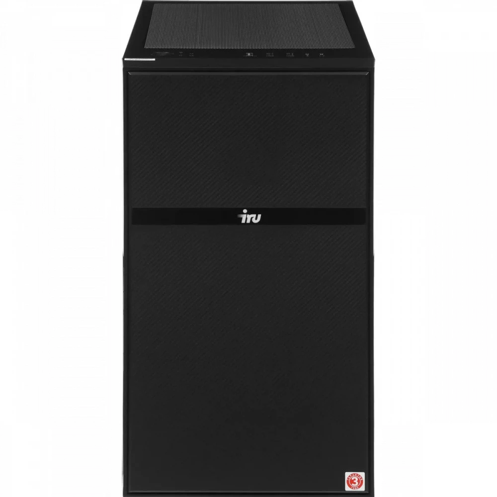 Сервер iRU Rock w9102e 2107710 Tower, Xeon E-2236, 3400 МГц, 6, 12, 2 x 16 ГБ, SFF 2.5" + LFF  3.5", 2, 1x 1 ТБ