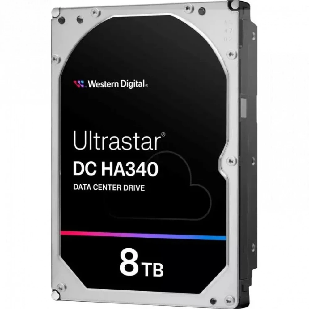 Серверный жесткий диск Western Digital SATA Server 8Tb Ultrastar DC HA340 WUS721208BLE604_0B47489 3,5 LFF, 8 ТБ, SATA