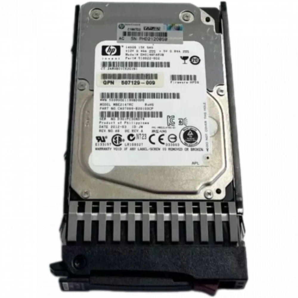 Серверный жесткий диск HPE 146GB 15K 6G SAS 2.5' 512547-B21 2,5 SFF, 146 ГБ, SAS