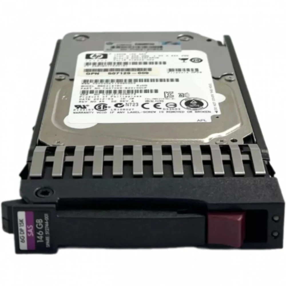 Серверный жесткий диск HPE 146GB 15K 6G SAS 2.5' 512547-B21 2,5 SFF, 146 ГБ, SAS