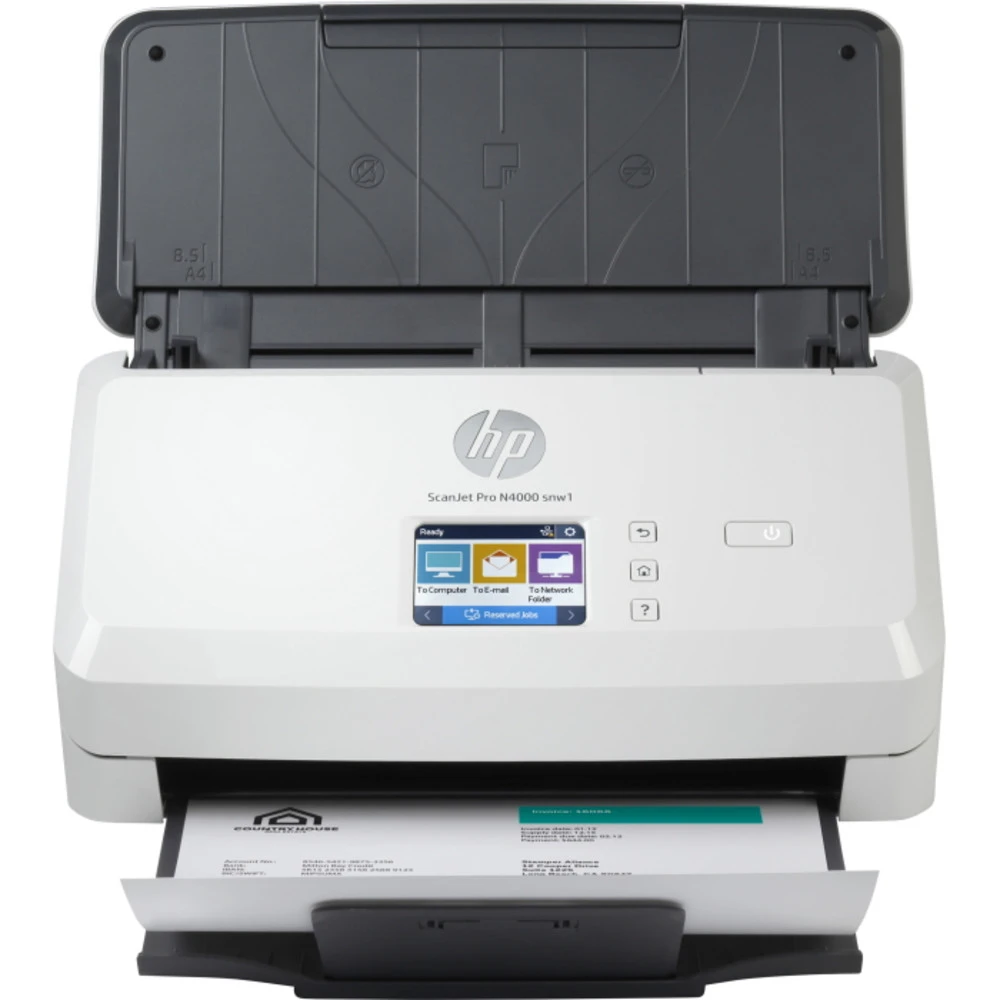 Протяжный сканер HP ScanJet Pro N4000 snw1 6FW08A A4, CIS