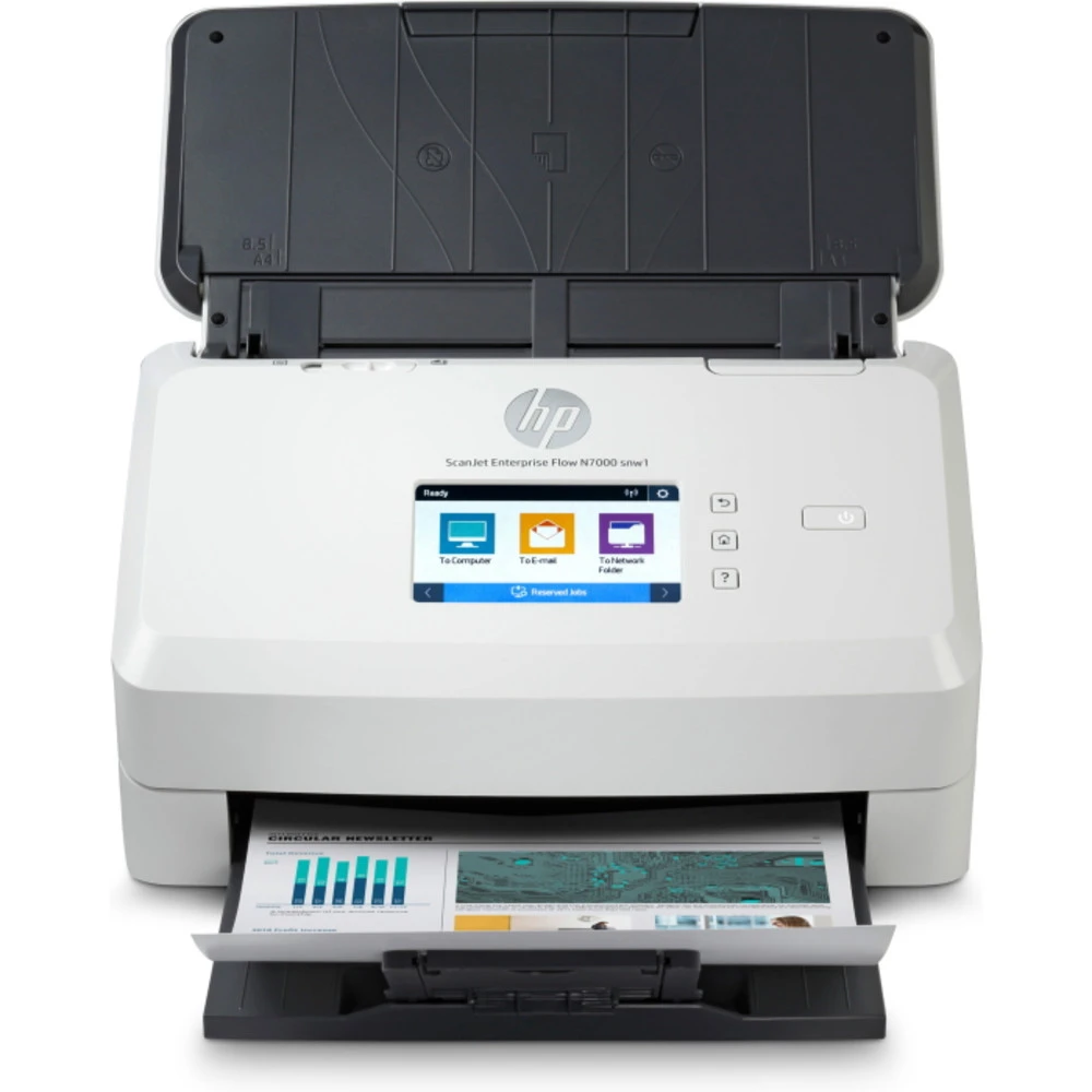 Протяжный сканер HP ScanJet Ent Flow N7000 snw1 6FW10A A4, CIS