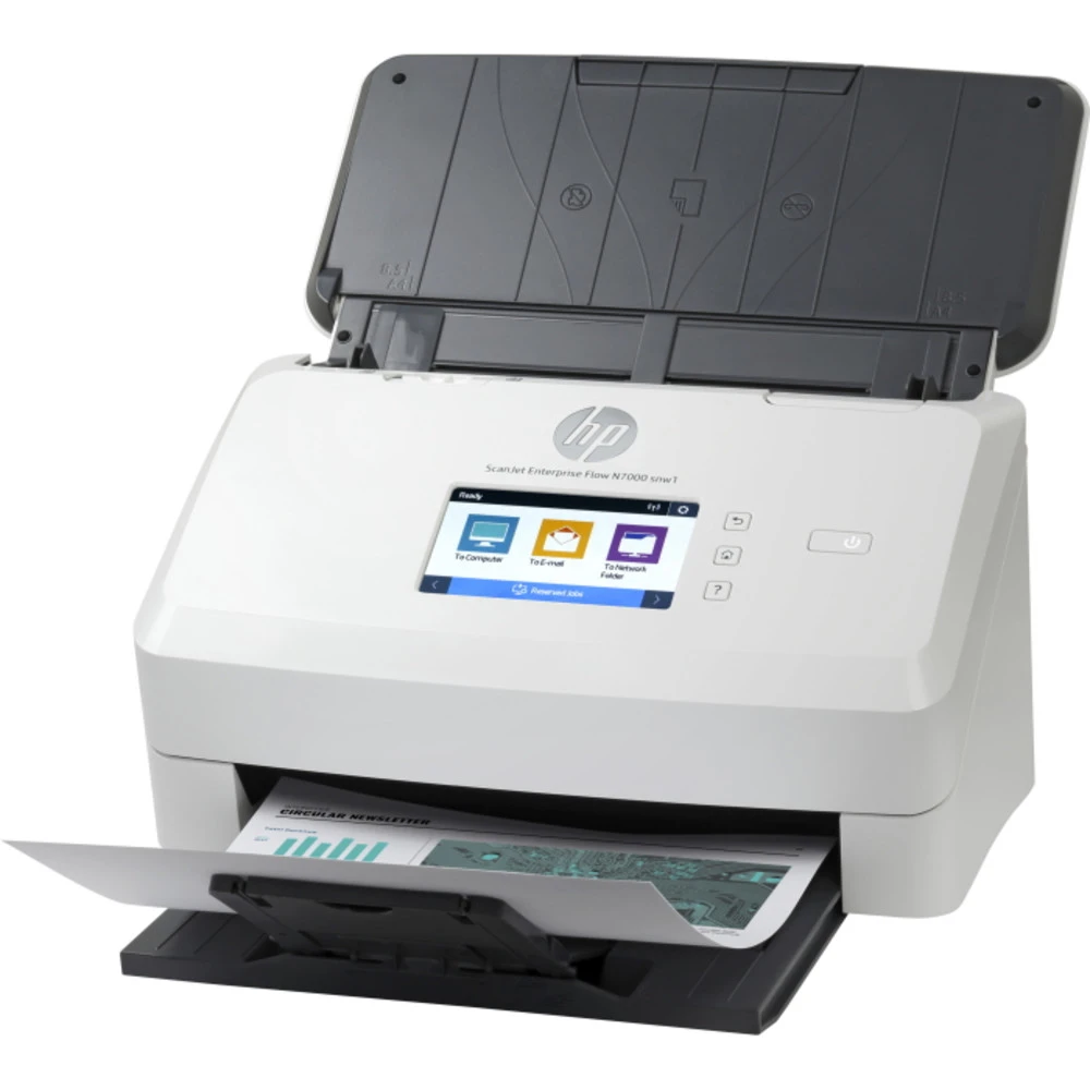 Протяжный сканер HP ScanJet Ent Flow N7000 snw1 6FW10A A4, CIS
