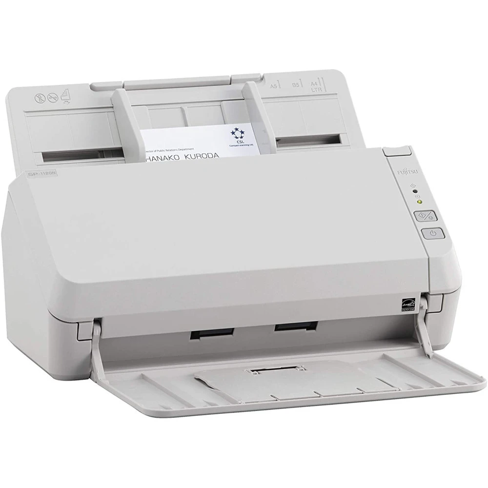 Протяжный сканер Ricoh SP-1120N сканер, 20 стр/мин, 40 изобр/мин, А4, двусторон. АПД, USB 3.2, Gigabit Ethernet PA03811-B001