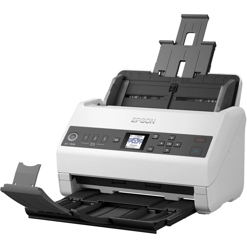 Протяжный сканер Epson WorkForce DS-730N B11B259401 A4, CIS