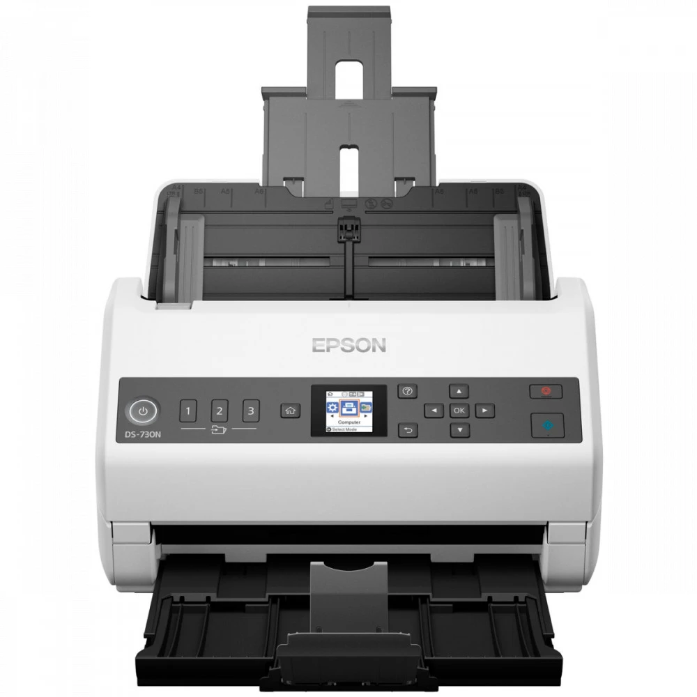 Протяжный сканер Epson WorkForce DS-730N B11B259401 A4, CIS