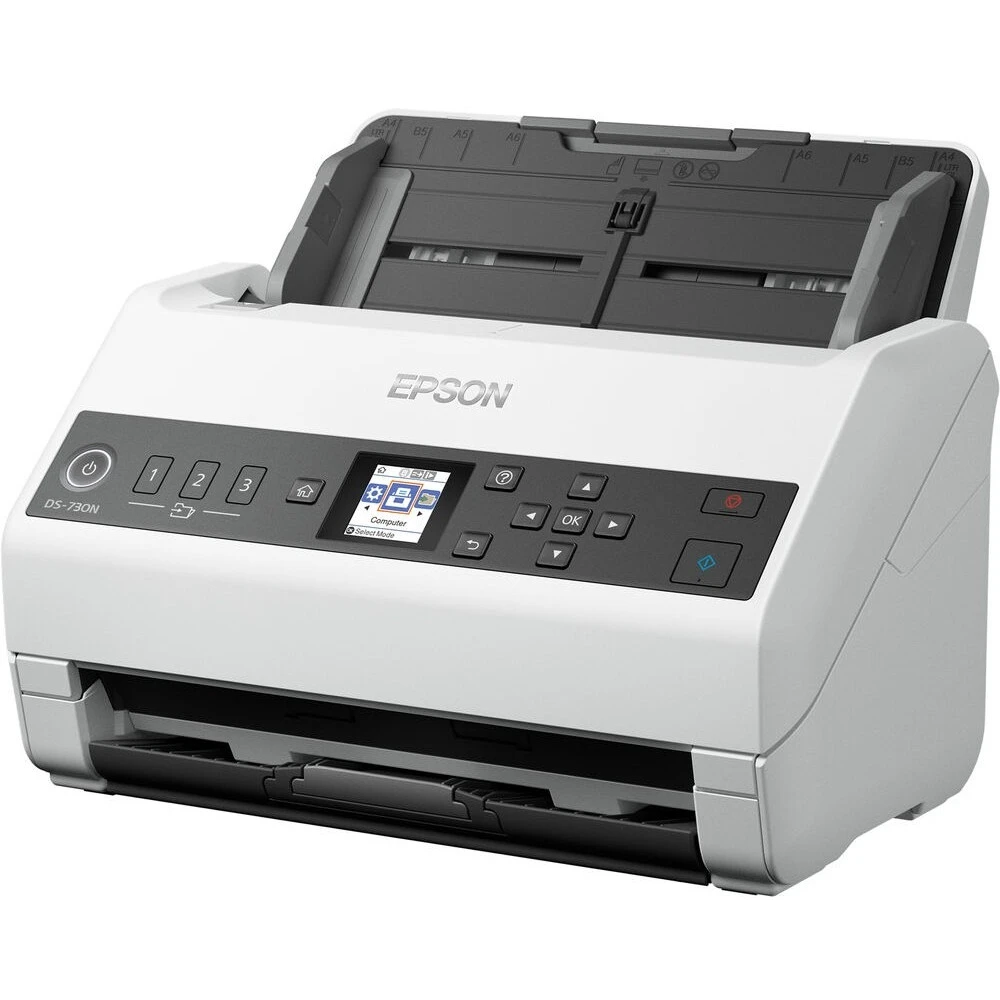 Протяжный сканер Epson WorkForce DS-730N B11B259401 A4, CIS