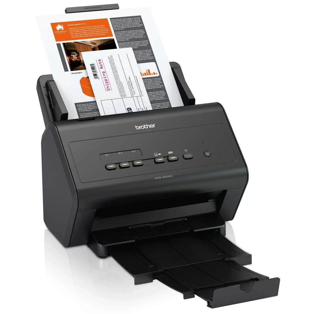 Протяжный сканер Brother ADS-3000N АDS-3000N A4, CIS