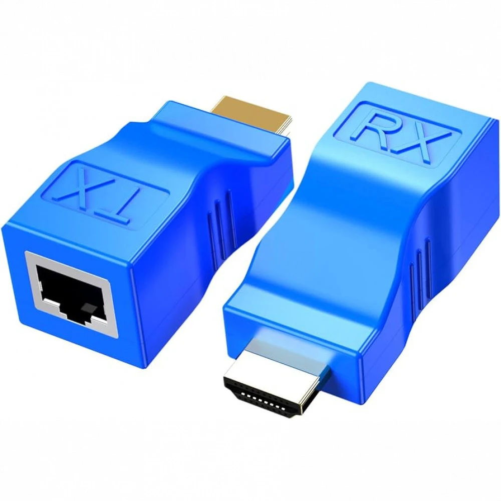 Аксессуар для презентационного оборудования NO NAME Удлинитель HDMI Extender, 30м, UTP, пассивный, HDMI Extender 30m 0000967