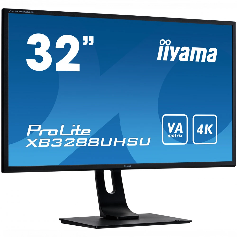 Монитор IIYAMA PROLITE XB3288UHSU-B1 31.5 ", VA, 4K UHD 3840x2160 (16:9), 60 Гц