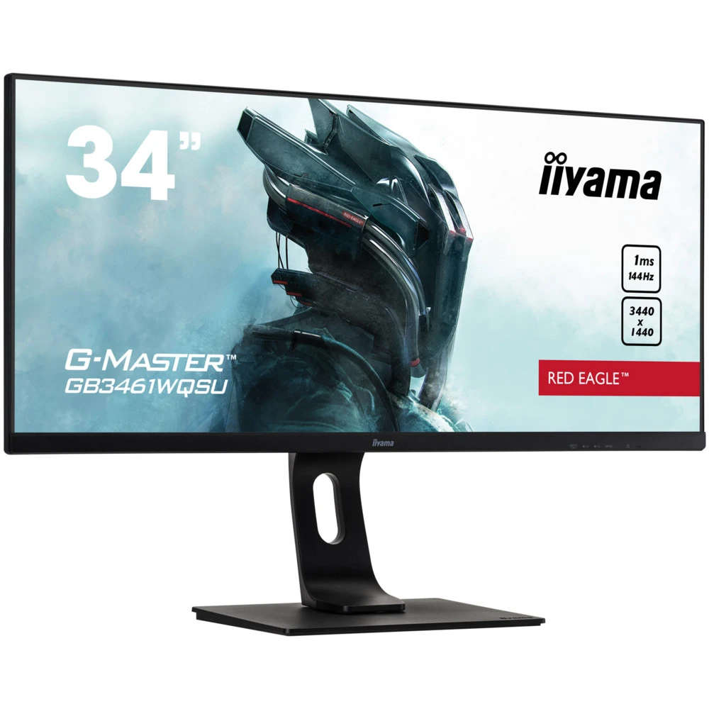 Монитор IIYAMA Red Eagle G-MASTER GB3461WQSU-B1 34 ", IPS, Ultra-Wide QHD 3440x1440 (21:9), 144 Гц