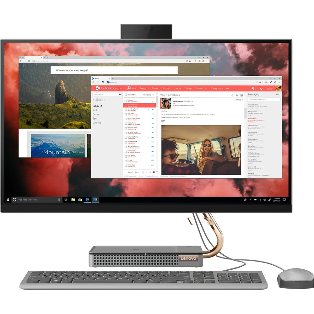 Моноблок Lenovo IdeaCentre AiO A540-27ICB F0EK00B8RK 27 ", Intel, Core i5, 9400T, 1.8, 16 Гб, 1 Тб, 512 Гб