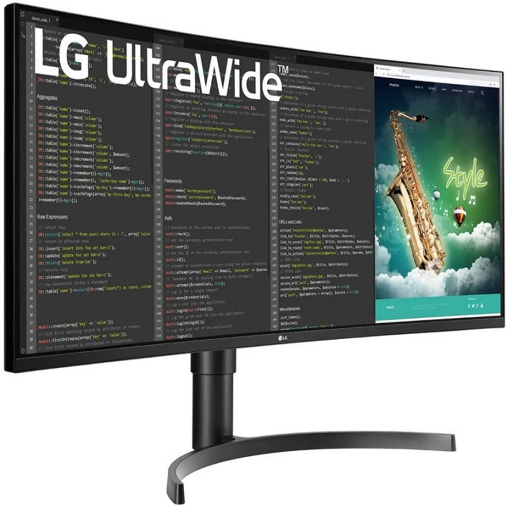 Монитор LG UltraWide 35WN75C 35WN75C-B.ARUZ 35 ", VA, Ultra-Wide QHD 3440x1440 (21:9), 100 Гц