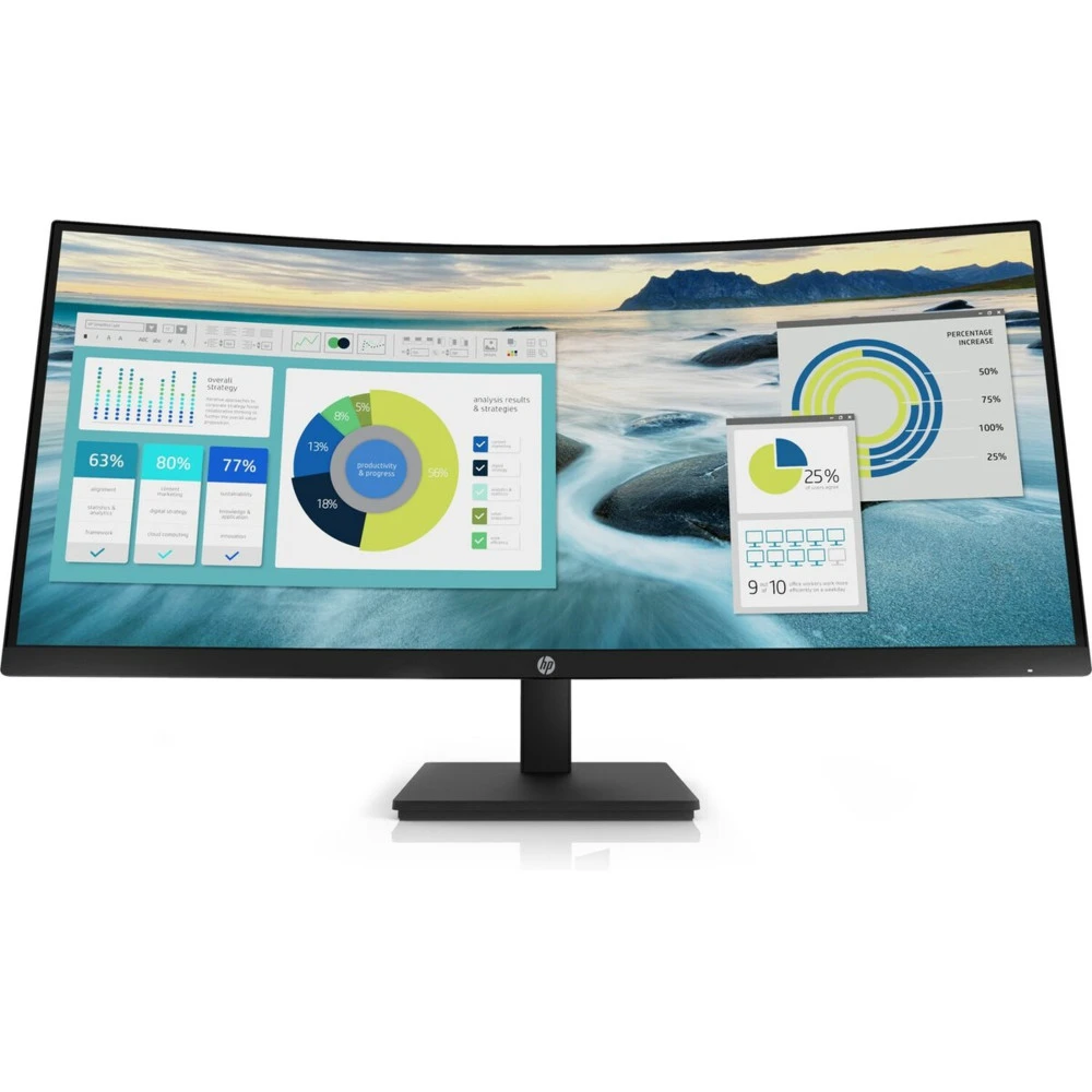 Монитор HP P34hc G4 WQHD 21Y56AA 34 ", VA, Ultra-Wide QHD 3440x1440 (21:9), 60 Гц