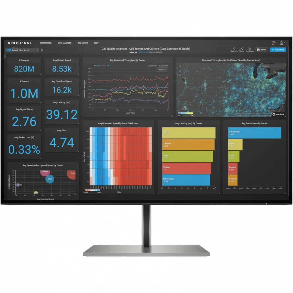 Монитор HP Z27q G3 1C4Z7AA#ABB 27 ", IPS, Quad HD 2560x1440 (16:9), 60 Гц