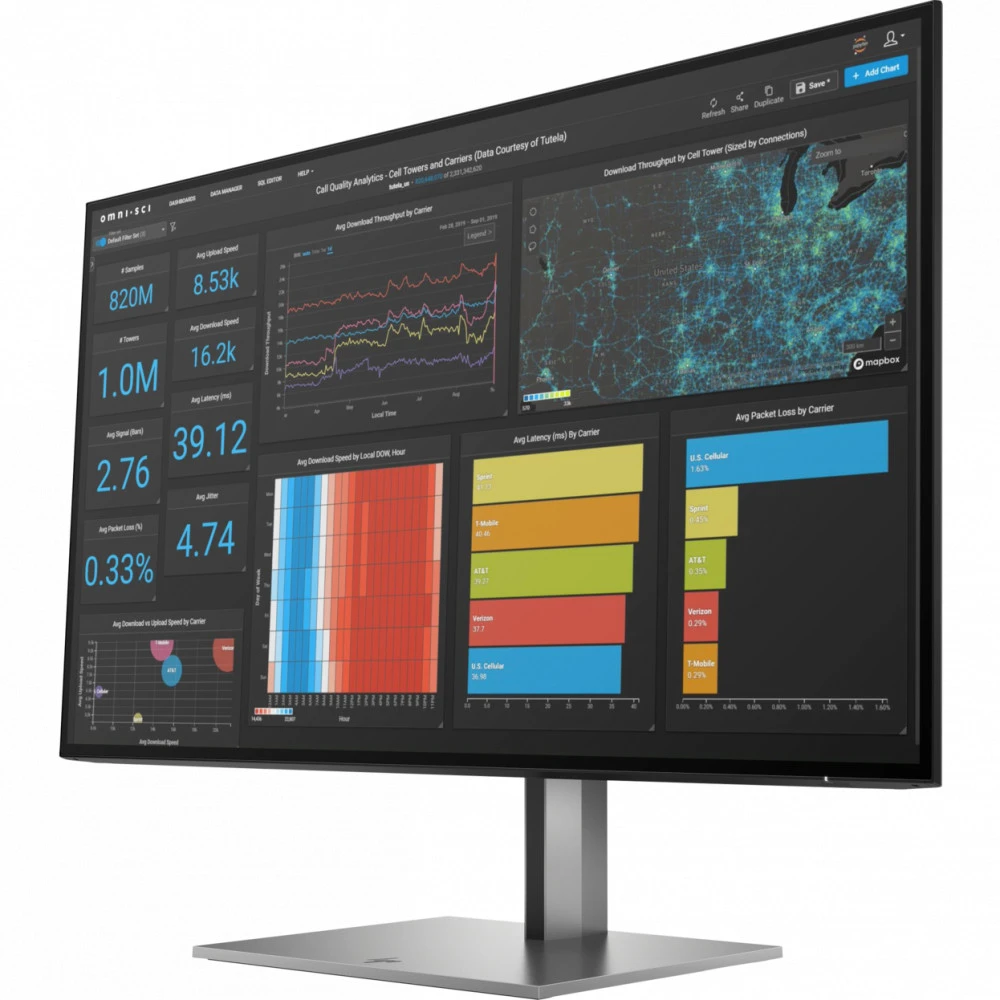 Монитор HP Z27q G3 1C4Z7AA#ABB 27 ", IPS, Quad HD 2560x1440 (16:9), 60 Гц