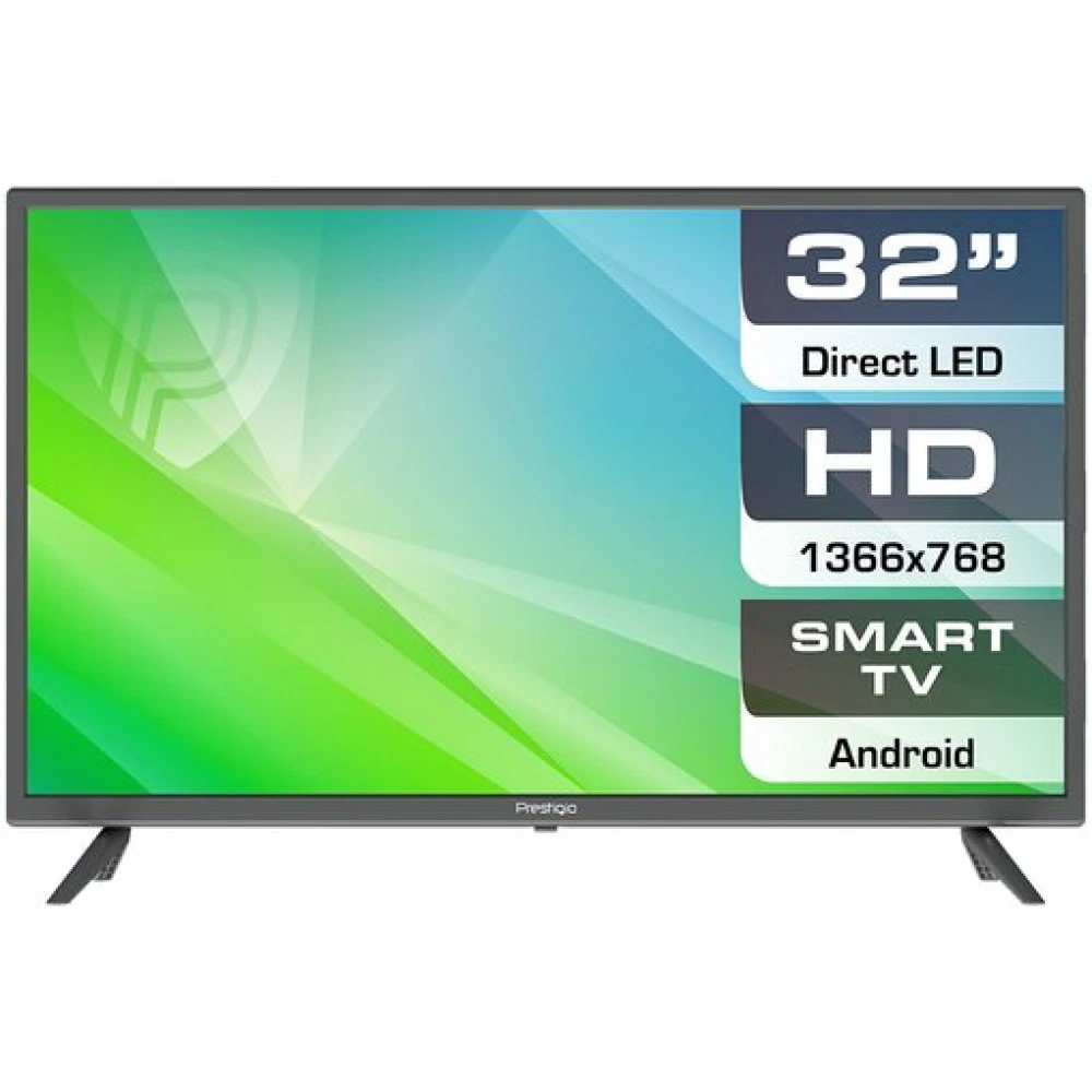 Телевизор Prestigio PTV32SN04ZCISML 32 ", Черный