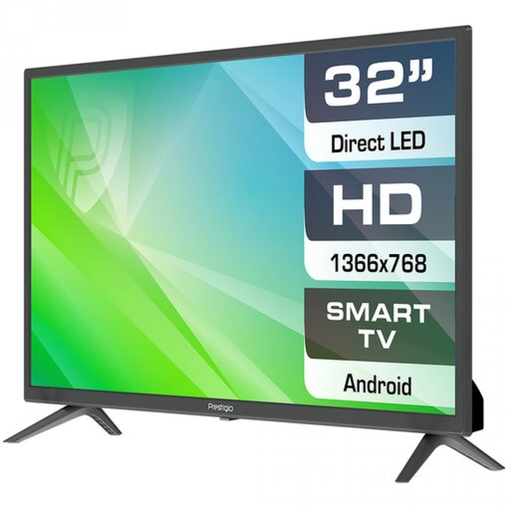 Телевизор Prestigio PTV32SN04ZCISML 32 ", Черный