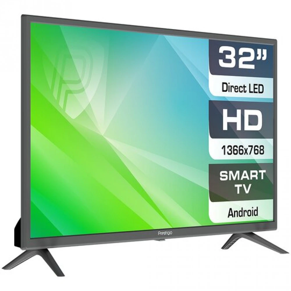 Телевизор Prestigio PTV32SN04ZCISML 32 ", Черный