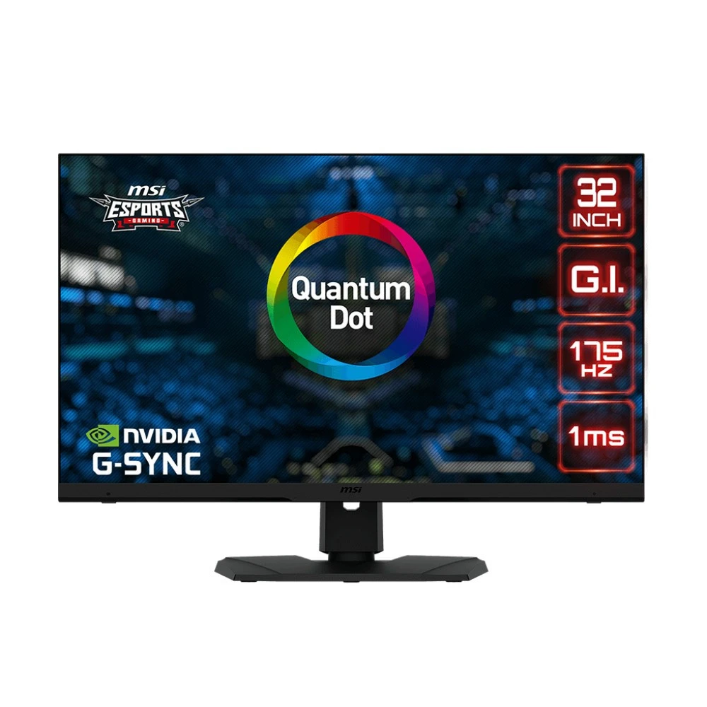 Монитор MSI Optix MPG321QRF-QD 9S6-3DB88T-008 32 ", IPS, Quad HD 2560x1440 (16:9), 175 Гц