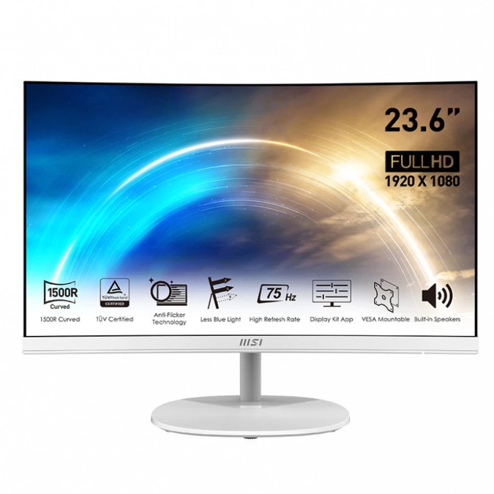 Монитор MSI PRO MP241CAW 9S6-3PA9CT-022 23.6 ", VA, Full HD 1920x1080 (16:9), 75 Гц