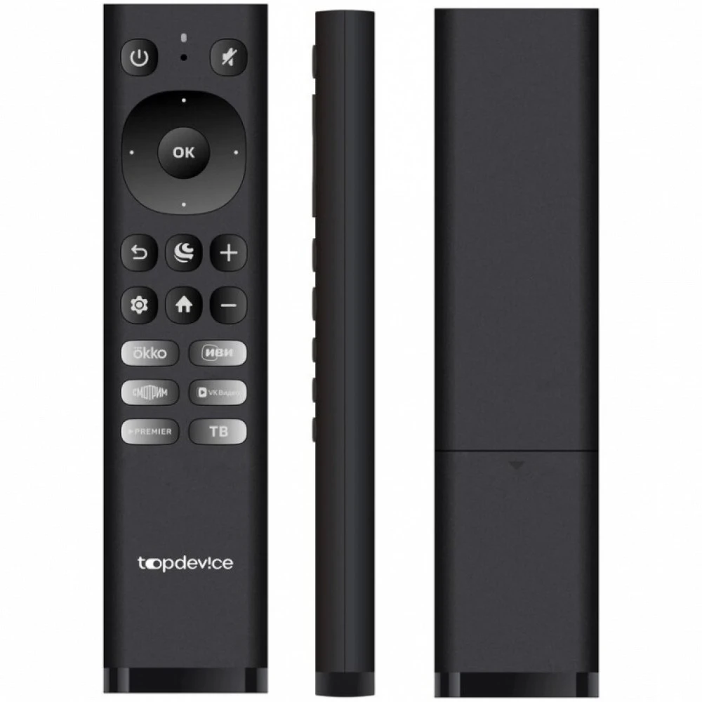 Телевизор Topdevice TDTV43CS08U Black TDTV43CS08U_BK 43 ", Smart TV, Черный