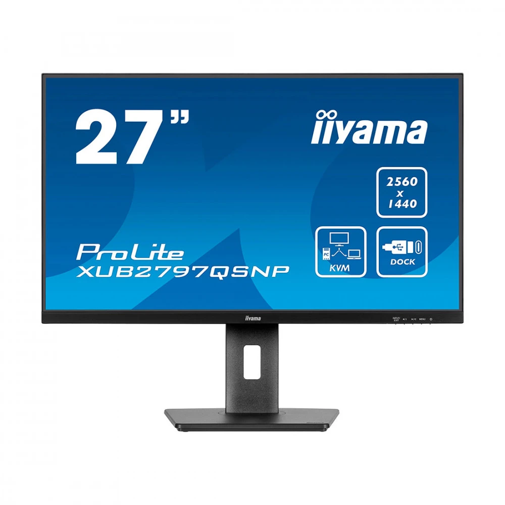 Монитор IIYAMA ProLite XUB2797QSNP-B1 27 ", IPS, Quad HD 2560x1440 (16:9), 100 Гц