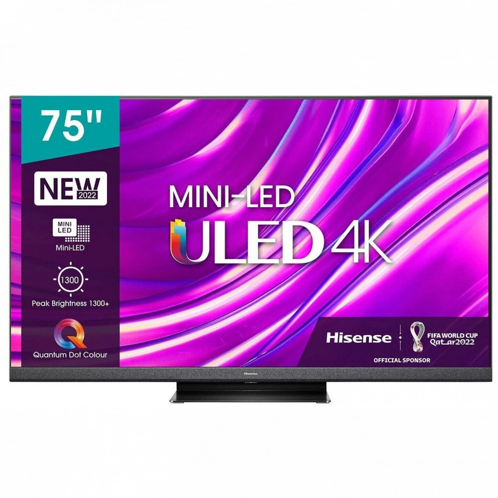 Телевизор Hisense 75U8HQ 75 ", Smart TV, Черный